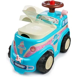 Falk Loopauto Ijscoman Loopwagen Mini Van met accessoires 1-3 jaar (2009947)