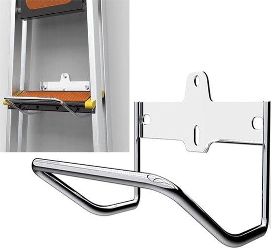 Multifunctionele RVS wandbeugel in zilver voor garageaccessoires