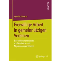 Freiwillige Arbeit in gemeinnützigen Vereinen, Fachbücher von Jennifer Klöckner