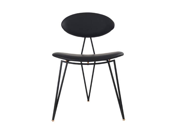Echtleder Design Stuhl „Semper“ Schwarz AYTM