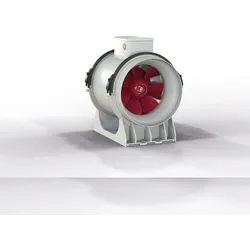 Vortice Rohrlüfter Lineo 200 Q T Luftleistung bis 950 m3/h Grau / Silber / Titan 75
