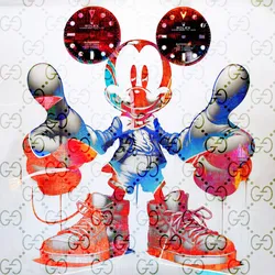 Acrylglasbild GRAFFITI (BHT 50x50x5 cm) - BHT 50x50x5 cm