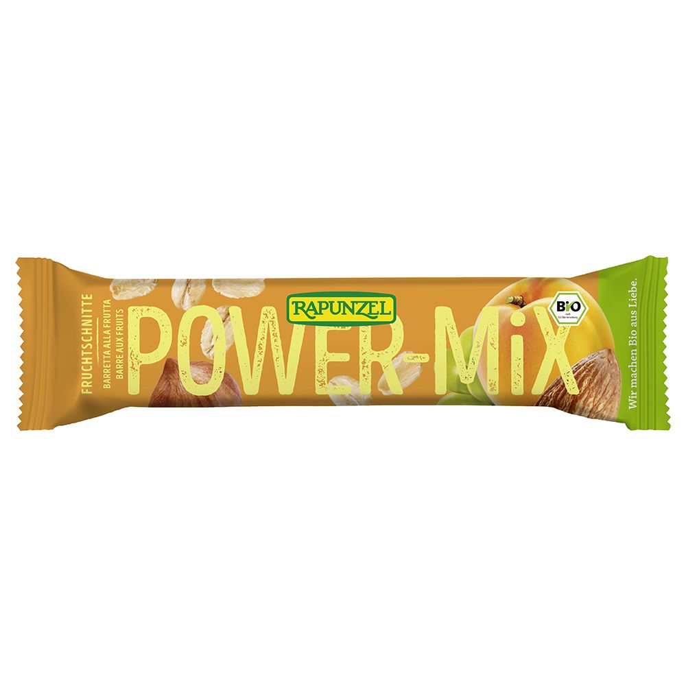 Rapunzel Bio Fruchtschnitte, Power-Mix 40 g Riegel