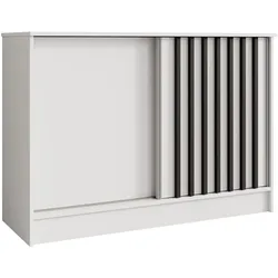 KOMMODE Horizon mit 2 Schiebetüren, Weiß, 120 cm