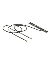Delock WLAN Twin Antenna Antenne Wi-Fi 5 dBi Schwarz (89571)