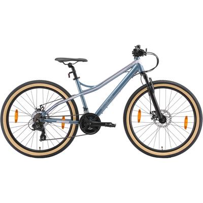 Mountainbike BIKESTAR Gr. 41, weiß, Fahrräder, 41cm, 26 Zoll (66,04cm), für Damen und Herren, Kettenschaltung
