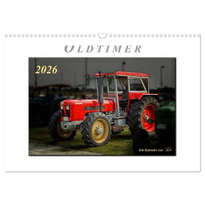 Oldtimer - Trecker Liebe (Wandkalender 2026 DIN A3 quer), CALVENDO Monatskalender