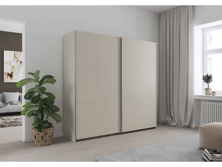 Schwebetürenschrank Aurelio 218cm Beige/Kaschmir Classic