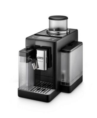 De'Longhi Kaffeevollautomat Rivelia Onyx EXAM 440.55.B, für Bohnen/Pulver, 1450 W, bis 1,4 l/250 g, 2 Bohnenbehälter, Milchaufschäumer, schwarz