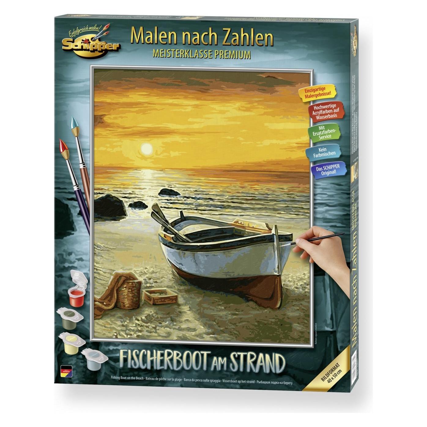 Schipper MNZ - Fischerboot am Strand (609130885)