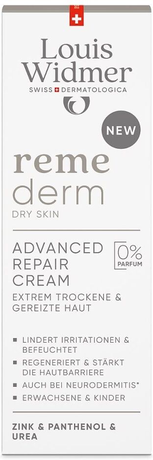 Louis Widmer remederm Advanced  Repair Cream unparfümiert 75ml