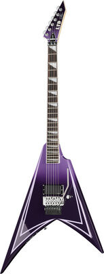 ESP LTD Alexi Hexed Sawtooth Purple Fade avec bandes
