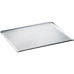ITALCONCEPT Stalgast 4-Rand-Backblech aus Aluminium, gelocht, 430x340 mm