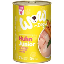 WOW DOG Junior Huhn 6x400 g