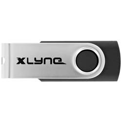 Xlyne USB-Stick Retail 8 GB Schwarz/Silber 7600800 USB-C®