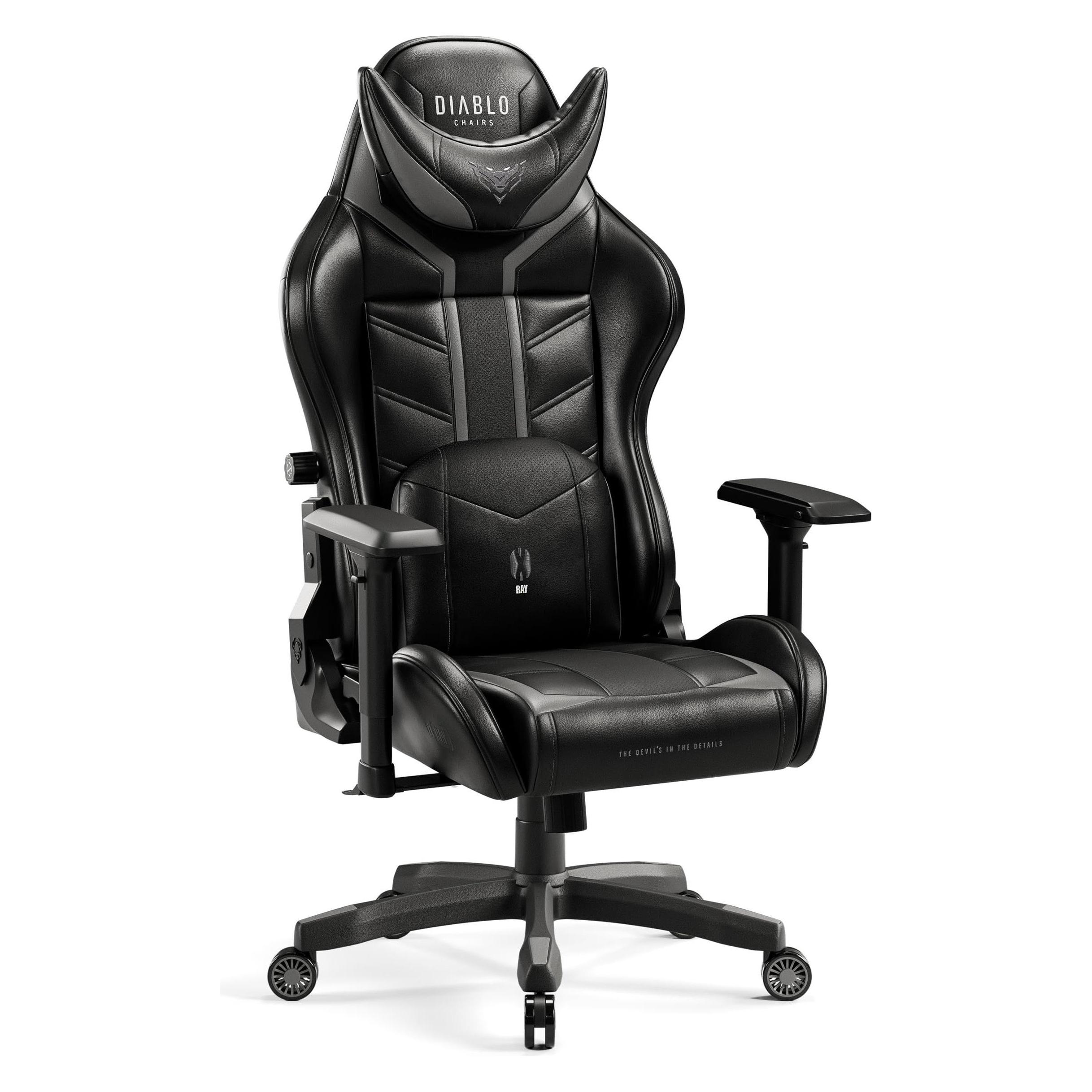 Diablo Fotel Chairs X-RAY King Size XL Czarny (5902560336108)