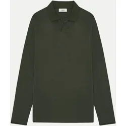 Langarmpolo Paul Grün XXL