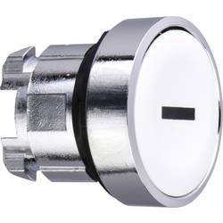 Schneider Electric ZB4BA131 ZB4BA131 Frontelement für Drucktaster rückstellbar (Ø) 22 mm I Chrom, Weiß 1 St. Piece