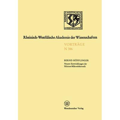 Rheinisch-Westfälische Akademie der Wissenschaften, Taschenbuch von Bernd Höfflinger, VS Verlag für Sozialwissenschaften, 978-3-531-08386-5