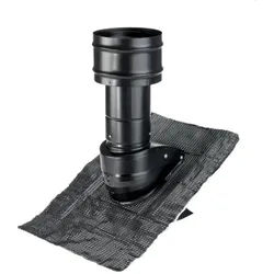 Zehnder Dachhaube 200 Steildach schwarz 6 - 60 Grad