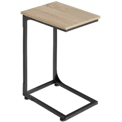 tectake Beistelltisch Erie 40x30x63cm  Industrial Holz Hell, Eiche Sonoma