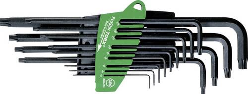 Wiha Innen-TORX Winkelschraubendreher-Set T 5, T 6, T 7, T 8, T 9, T 10, T 15, T 20, T 25, T 27, T 30, T 40, T 50 13teilig