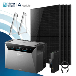 Anker SOLIX Solarbank 4 E5000 Pro Balkonkraftwerk 2000W mit Speicher - Ohne Erweiterungsakku / Balkon