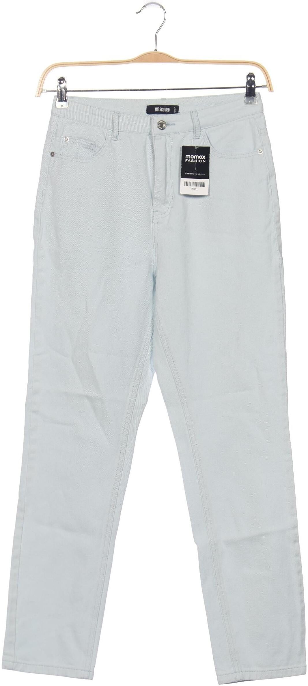 Missguided Damen Jeans, Hellblau, Gr. W29, Baumwolle - Second Hand