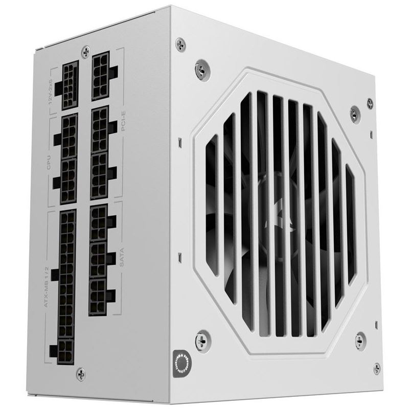 850 Watt Sharkoon Rebel P20 Gen2 850 White (weiß, 1x 12 Pin High Power Anschluss, 3x PCIe, Kabelmanagement)