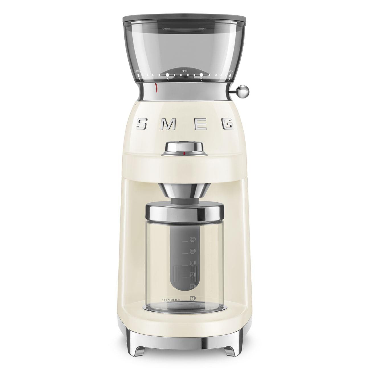 Smeg Kaffeemühle 50's Style Creme CGF03CREU
