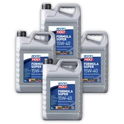 4x Motoröl LIQUI MOLY 1440 Formula Super 15W-40 Motorenöl Motor Öl Mineralisch 5L