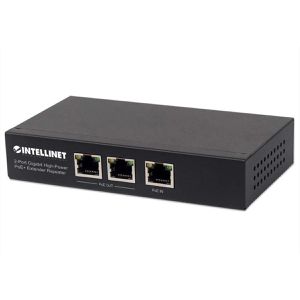 Intellinet PoE-Extender 561266, PoE-Verteiler, bis 1 Gbit/s, PoE+, 1 In 2 Out