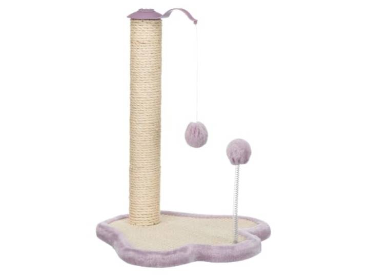 TRIXIE Junior krabpoot met stam, 50 cm, natuur/lila