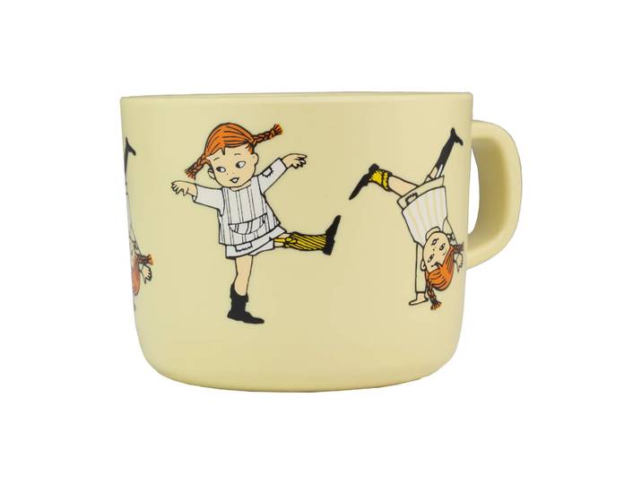 Rätt Start Mug Pippi Cirkus 25 cl Jaune