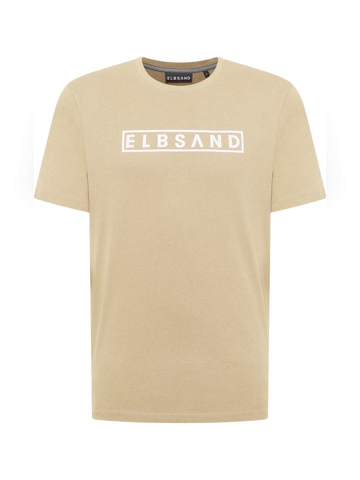 ELBSAND Shirt "Finn" in Beige - L