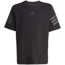 adidas Future Icons 3 Stripes T-Shirt Kinder - black/black - 152