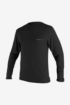 O'Neill s Basic Skins Upf 30+ Long Sleeves Sun Shirt in Black, Size Large, Polyester