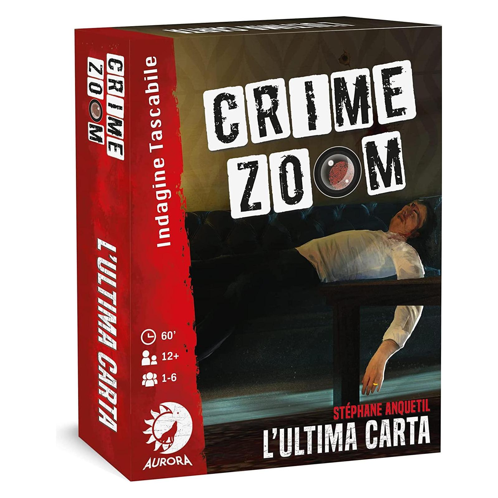 Asmodée Crime Zoom (Italienisch, 1 - 6 Spieler) (8150B)