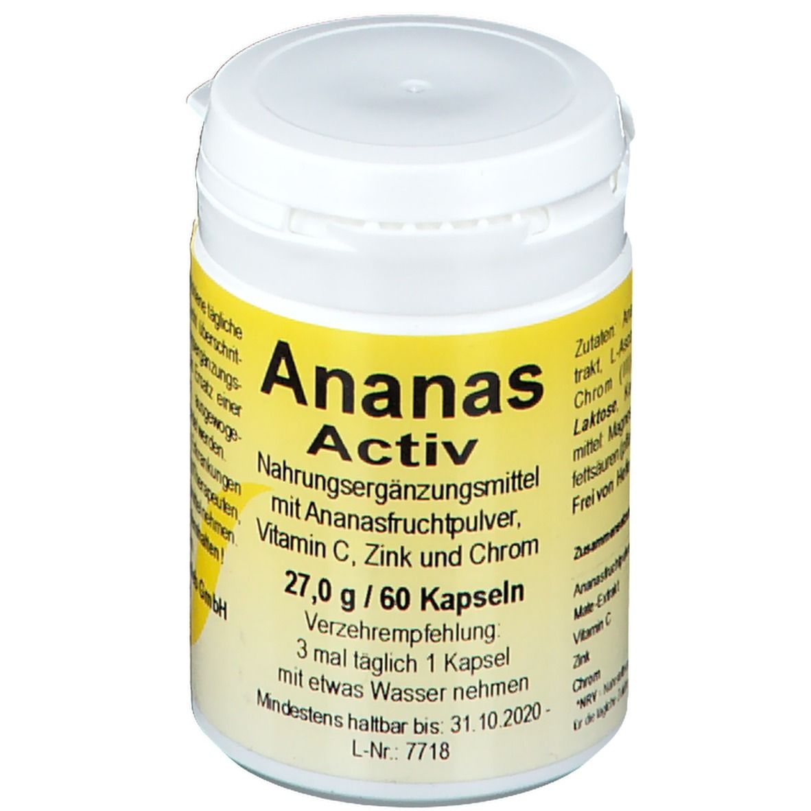 Ananas Aktiv Kapseln 60 St