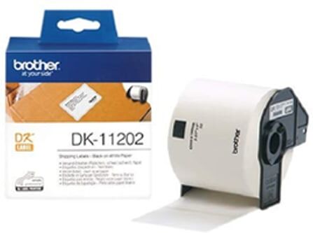 Brother DK11202 Etiqueta pré-cortada para envíos (papel) 62x100 mm