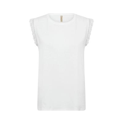 Funktionstop SOYACONCEPT "Soya Concept Top SC-DERBY", Damen, Gr. L, weiß (1000 weiß), Obermaterial: 100% Baumwolle, Tops