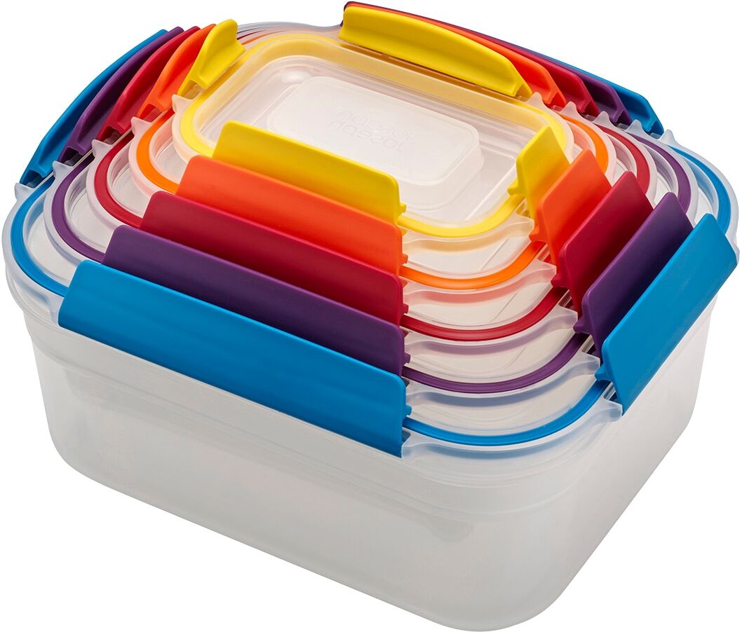 Joseph Joseph Set 5 herméticos apilables Nest Lock . Transparente