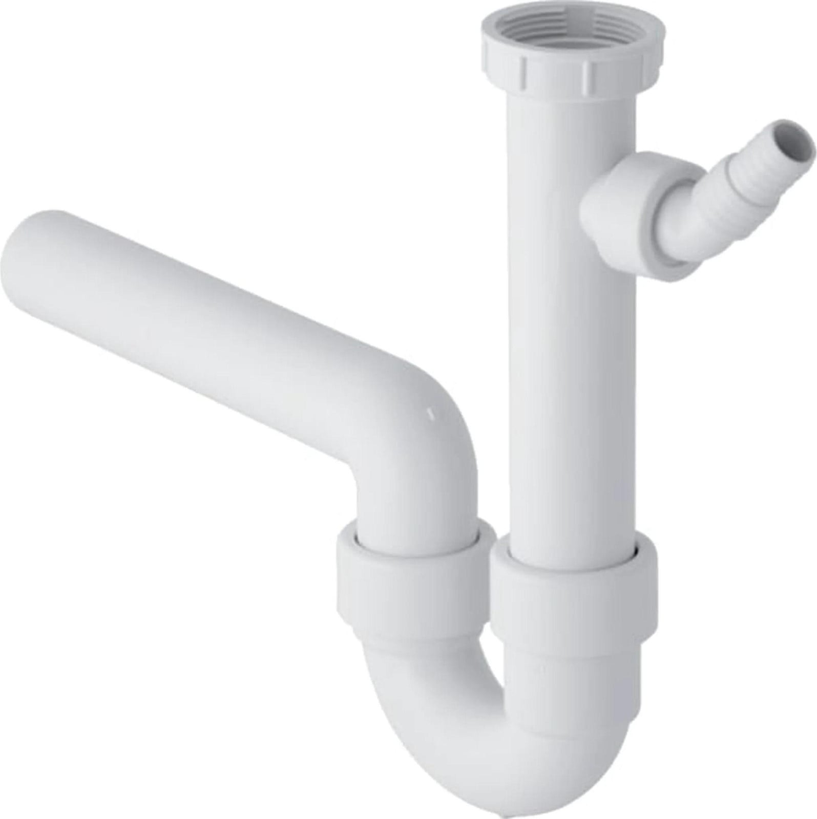 Geberit complete afvoer, 1-delig, wit, d40mm x G1 1/2