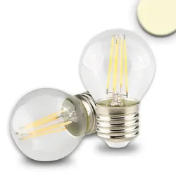ISOLED LED Filament ILLU Tropfenform G45, E27, 4W 2700K 350lm, dimmbar, klar ISO-112443