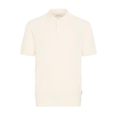 Poloshirt CASUAL FRIDAY "Poloshirt CFKarl", Herren, Gr. 3XL, beige (egret), Obermaterial: 100% Baumwolle CO., Shirts