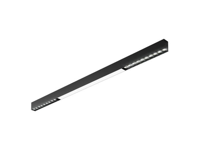 Nettlife Led-Deckenleuchte Ritter 107/4/6 cm, Schwarz, Metall, LED integrated, 4x6x107 cm, Lampen & Leuchten, LED Beleuchtung, LED-Deckenleuchten