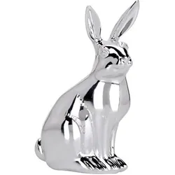 Frau Schmidt Deko-Hase S silber