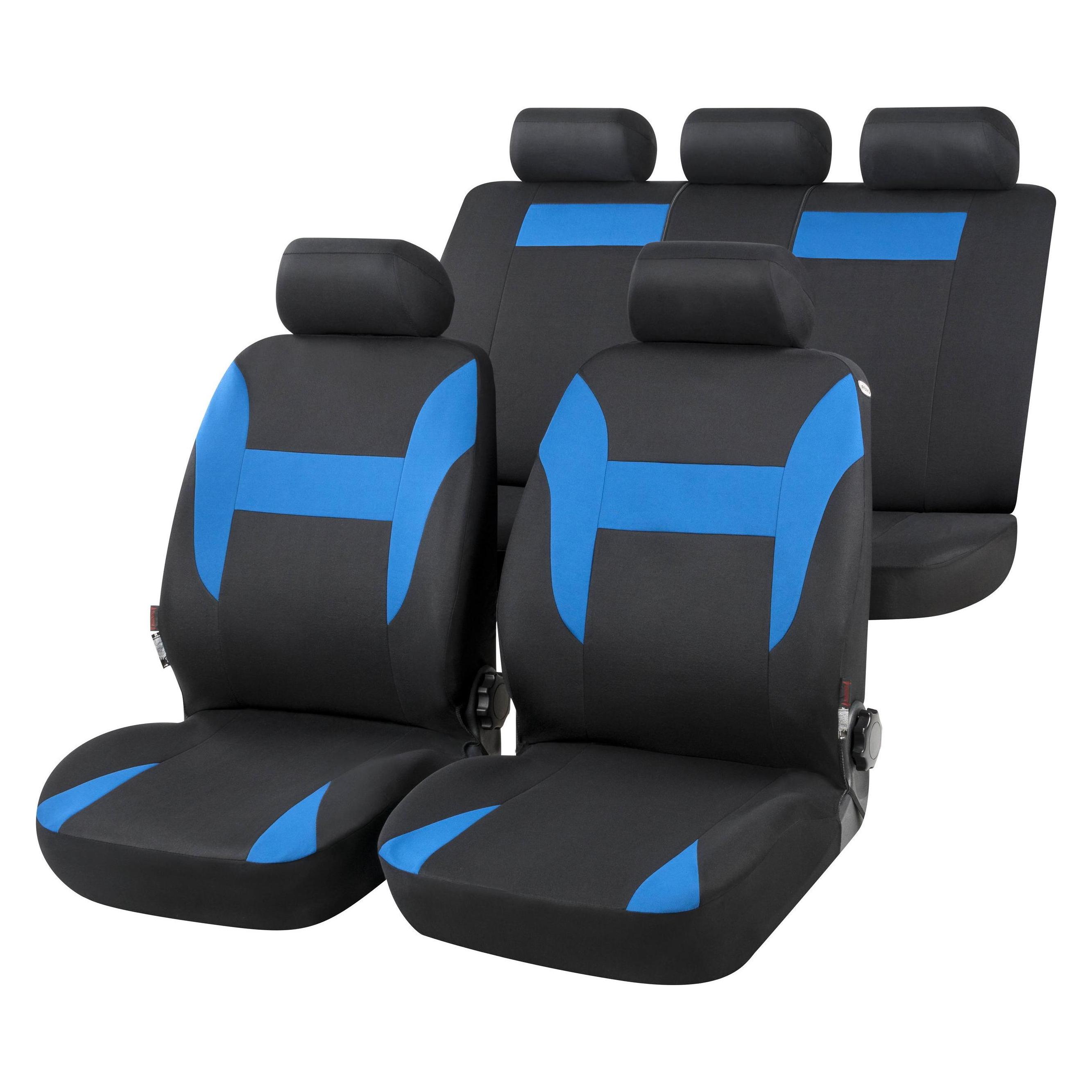 CarComfort Sitzbezüge Nampa Universal Set Auto Sitzbezug für Vorne + Hinten Pkw Schonbezug (13423)