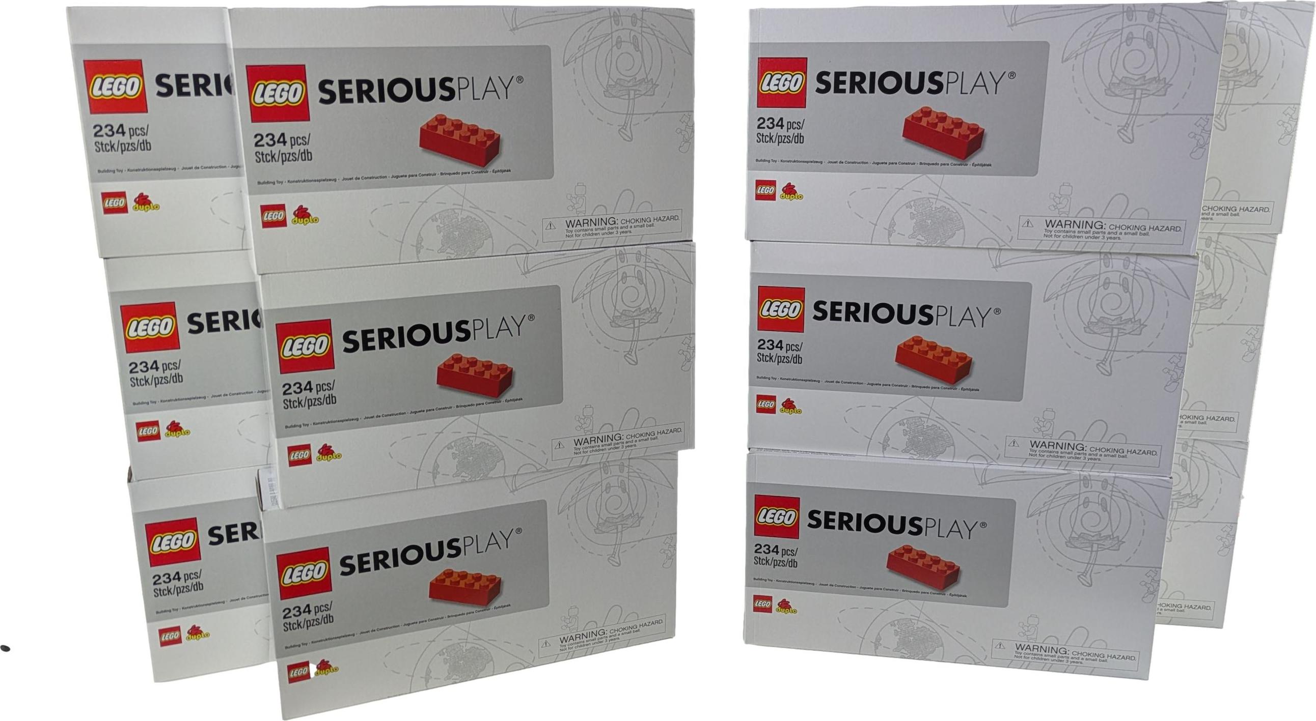 LEGO SERIOUS PLAY Starter Bundle für 12 Personen ( 2808 Teile ) - 12x Starter Set - Perfekt für agile Teamarbeit, Coaching & kreative Problemlösung