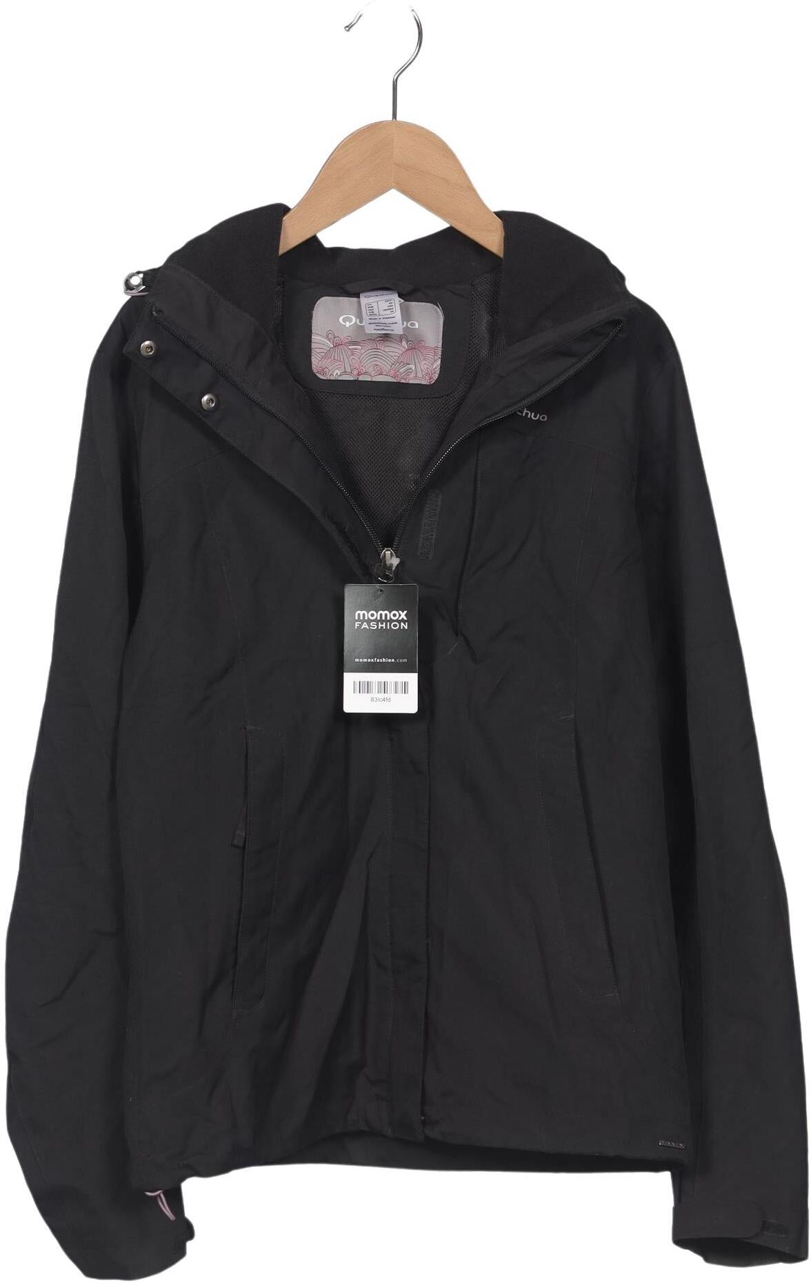 quechua Damen Jacke, Schwarz, Gr. XS, Synthetik - Second Hand